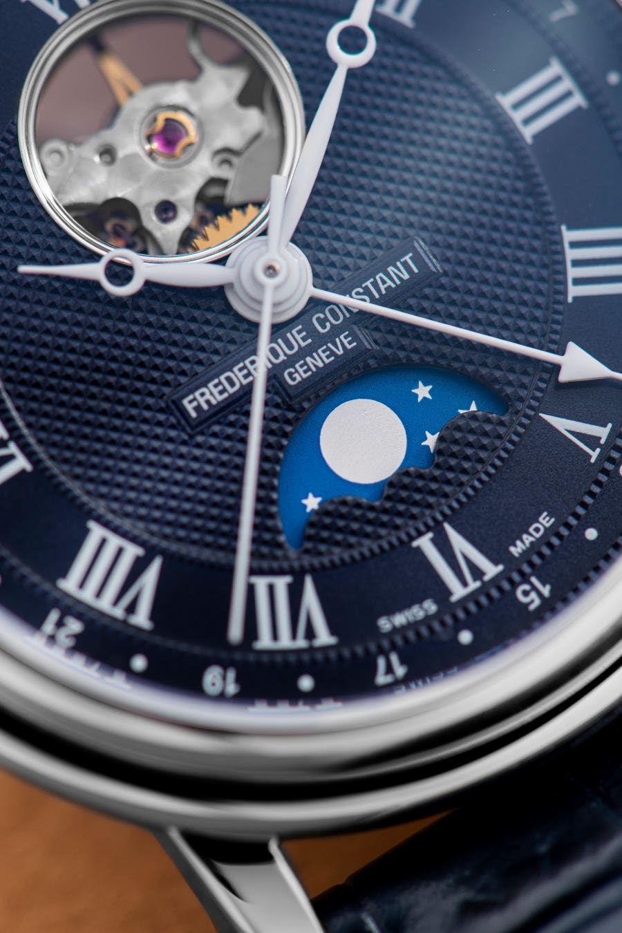 Frederique Constant Classics Heart Beat Moonphase Watch FC 335MCNW4P26